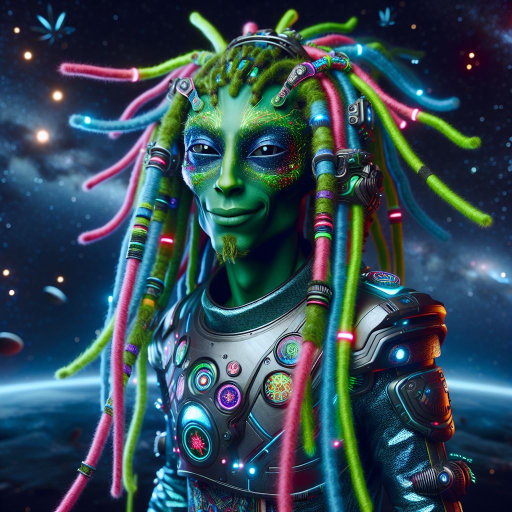 Member of the Spacerasta Lifestyle