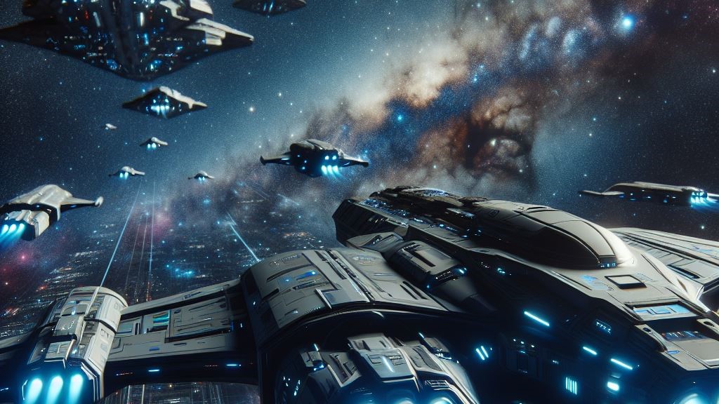 Spaceship in Ledzar space